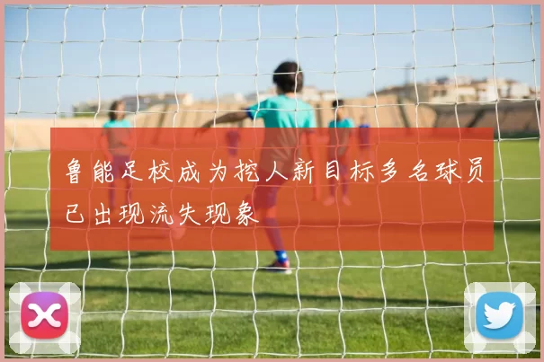 鲁能足校成为挖人新目标多名球员已出现流失现象